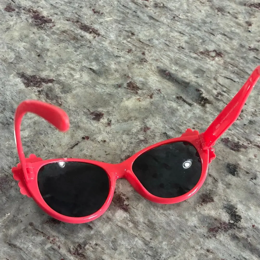 Gymboree Girls Flower Sunglasses Pink Coral Floral Summer 6+